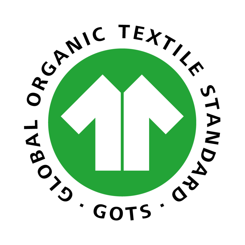 Label GOTS textile personnalisable