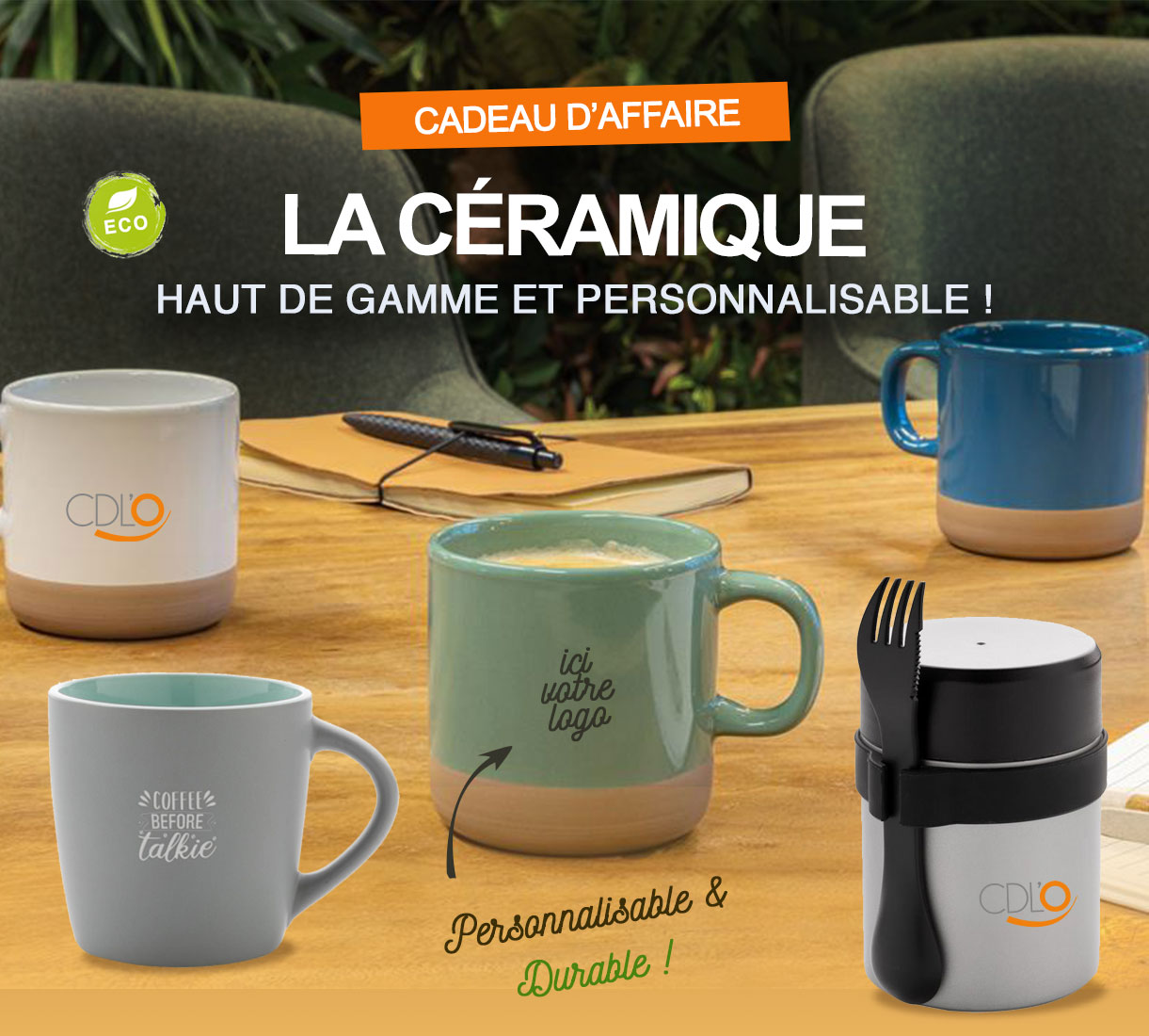 cadeau d'affaire céramique