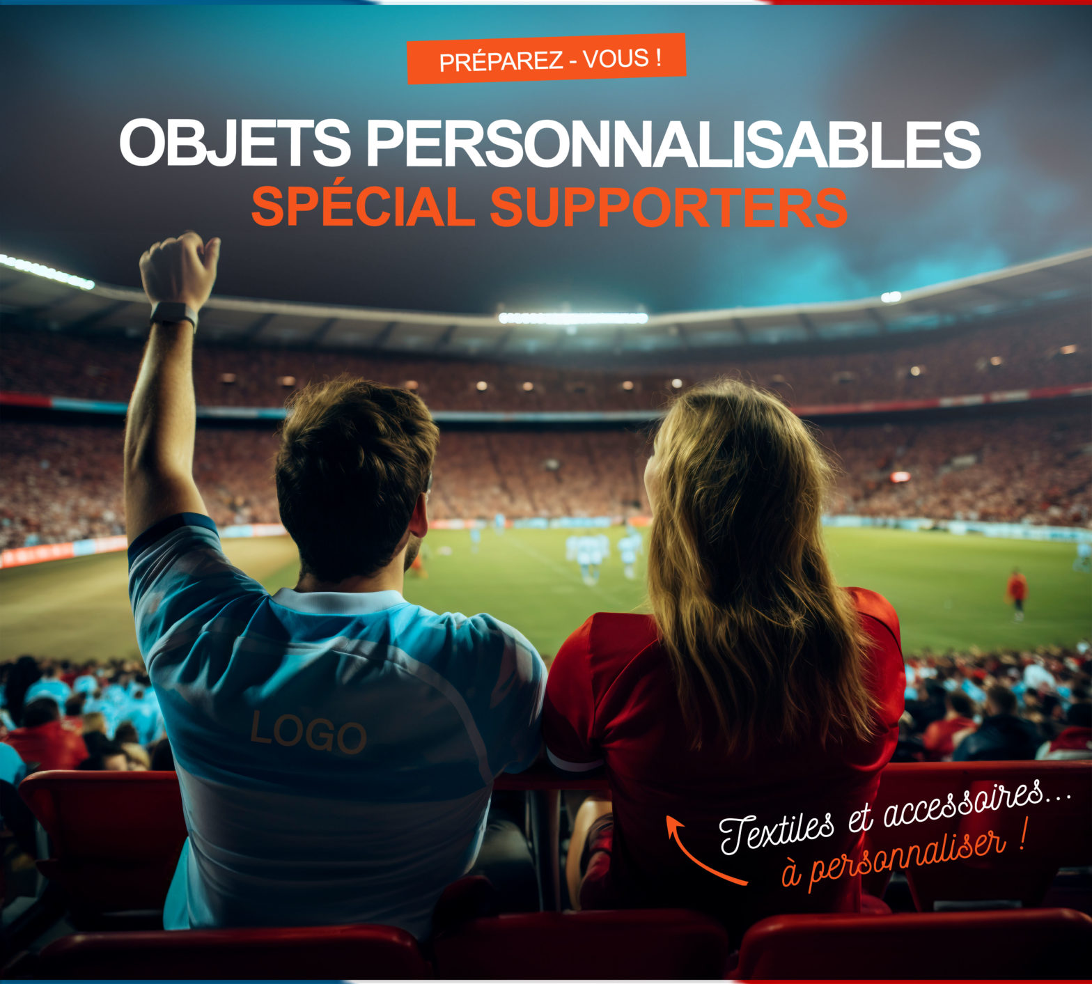 Visuel objets personnalisables sport